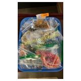 Tray of assorted jewelry