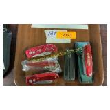 Collection of pocket knives