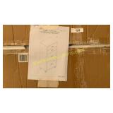 Locking 4 drawer file cabinet