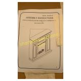 Storage electric fireplace-CABINET ONLY