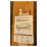 Lounger sofa bed-carton b/frame-espresso