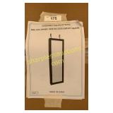 Over door jewelry armoire