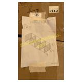 5 tier mobile tower shelf-red