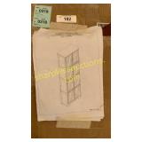 8 door wall cabinet-walnut