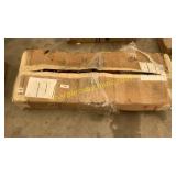 Arched mission tv stand-cherry