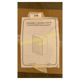 Stacking cabinet-oak