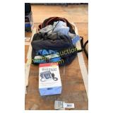 Sweatshirts, backpack, blood pressure monitor