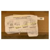 Hudson center stools w/ back-espresso