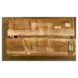 3 bar microwave stand-red