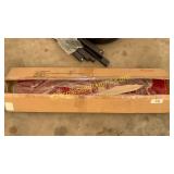 2 tier scroll sink shelf-red