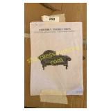 Curved carved chaise- teal