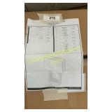 Faux marble tray tables