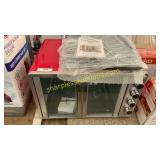 Double door toaster oven