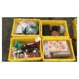 Household items (QTY X 4) totes not included