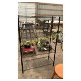 4 shelf metal rack