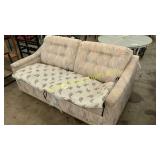 Loveseat with seat pad