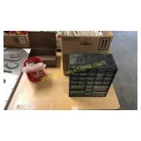 Box of Ropes, lockbox w/keys, organizer