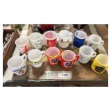 Assorted mugs