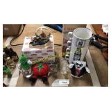 Heinz mugs, glasses, snow globe