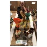 Art pottery, bird statue