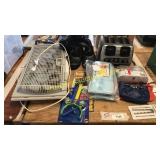 Khombu boots, toast, window fan