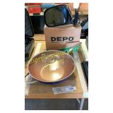 Automotive mirror, large simply Ming pan