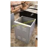 23"x23"x33" high metal cabinet