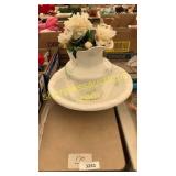 Commode Pitcher & bowl