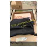 Picture frames, blanket