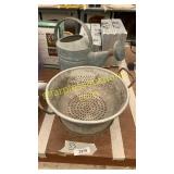 vintage Watering can & strainer