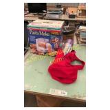 Pasta maker, yoga mat