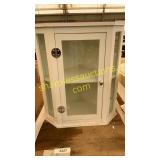 Corner wall cabinet/display box