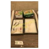 Night light, framed knives