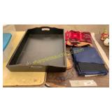 Tray, blanket