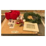 Blankets, holiday decor