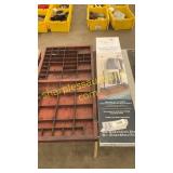 2 tier rolling rack, printers drawer