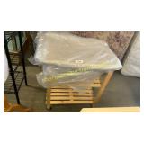 Rolling kitchen cart