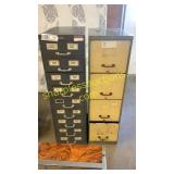 Card catalog filing cabinet, filing cabinet