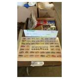 DC/marvel comics Baseball cards, Goodyear poster