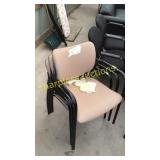 Stacking chairs (QTY X 3)
