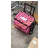 Pink travel bag