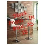 Scratch/Dent 2 Tall Swivel Barstools D120-230