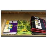 Five star binders, folders