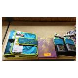 Binders, pencil pouches