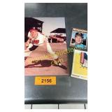 Warren Spahn picture, 1962 Topps BB card, 1989