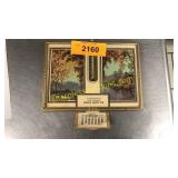 1948 Stout auto Company calendar/thermometer