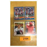 Ken Griffey Jr, John Smoltz, Ozzie Smith BB Cards