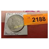1923 silver peace dollar