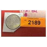 1921BU Morgan silver dollar