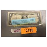 $1 Silver certificate
